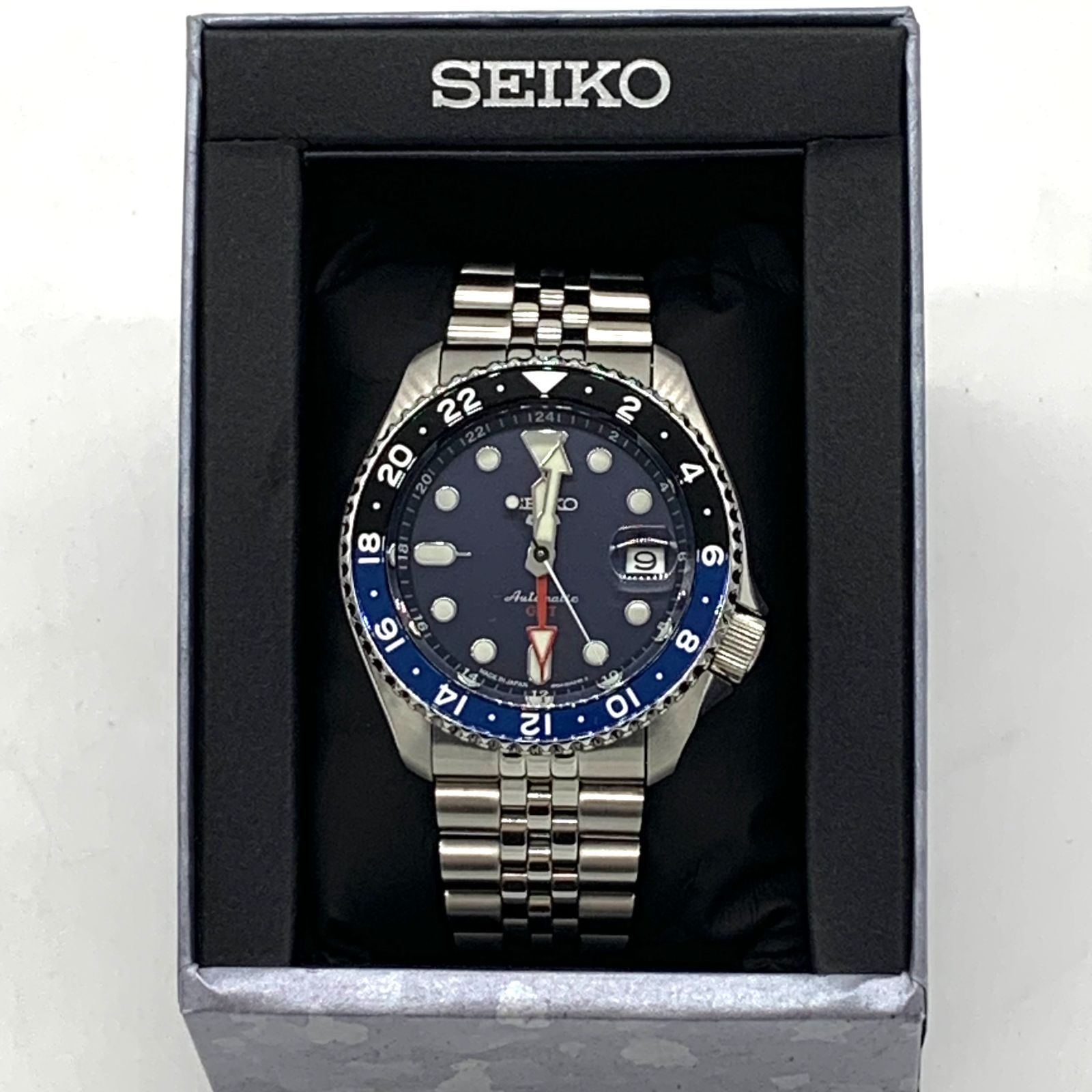 ▽【Aランク・美品稼働品】SEIKO/セイコー 5 SPORTS/ファイブスポーツ SS 青文字盤 自動巻き SBSC003 腕時計 付属品あり  メンズ S36696204044 - メルカリ