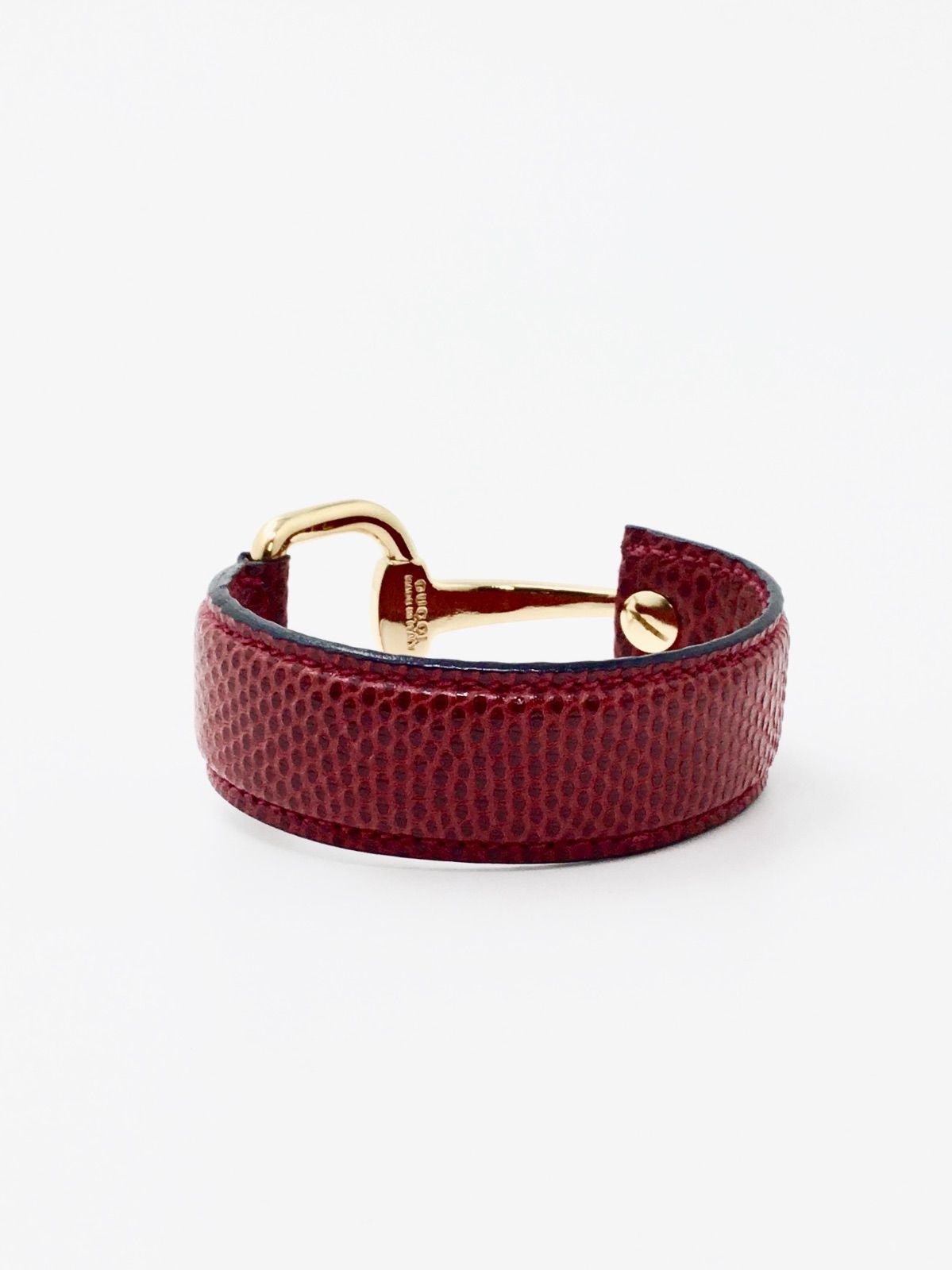 グッチ　ホースビット　レザー　ブレス　バングル赤 楽天市場】【送料無料】【本物】GUCCI☆オールドグッチ☆ホース