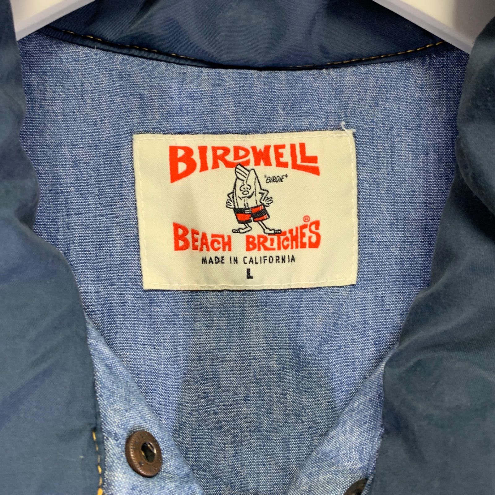 L 🇺🇸 BIRDWELL STONE WASHED EUREKA VEST ベスト ジャケット 米国製