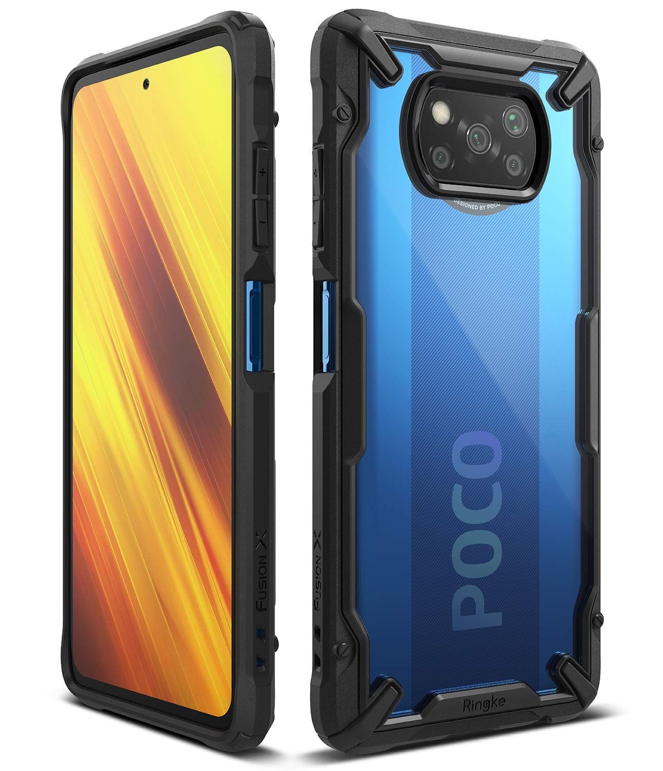 特価セール】【Ringke】Xiaomi Poco X3 NFC ケース Poco X3 Pro ケースストラップホール [米軍MIL規格取得]  クリア 落下防止 スマホケース カバー Qi ワイヤレス充電対応 Fusion-X (Black ブラック) ばーれんしょっぷす メルカリ