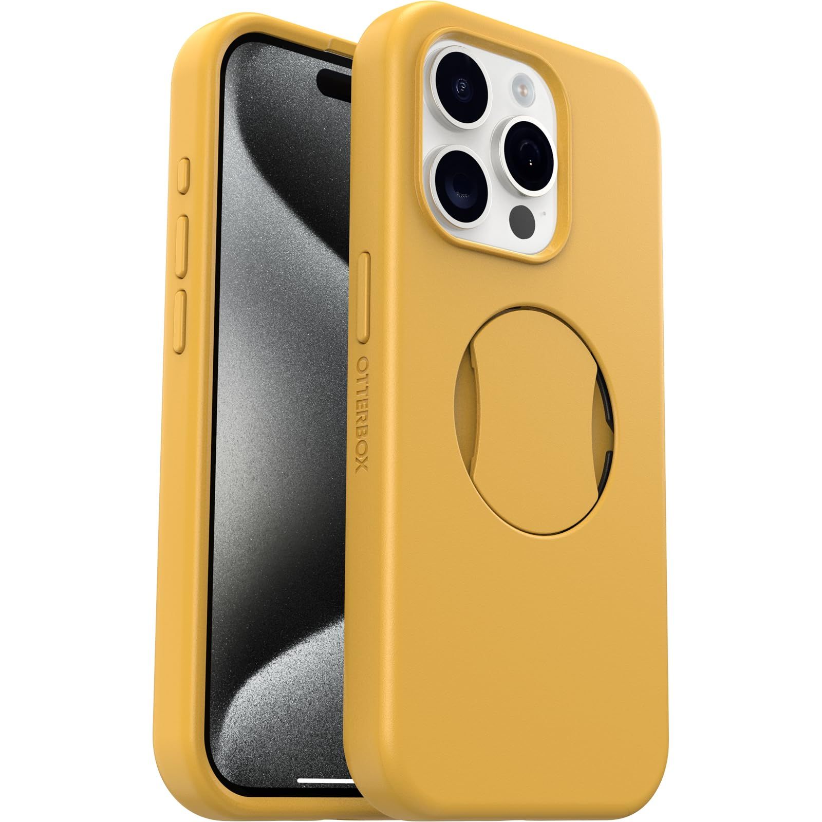 OtterBox iPhone 15 Pro用 耐衝撃 衝撃吸収 米軍MIL規格 ケース OTTER Grip Symmetry Aspen Gleam 正規品 〔オッターボックス〕