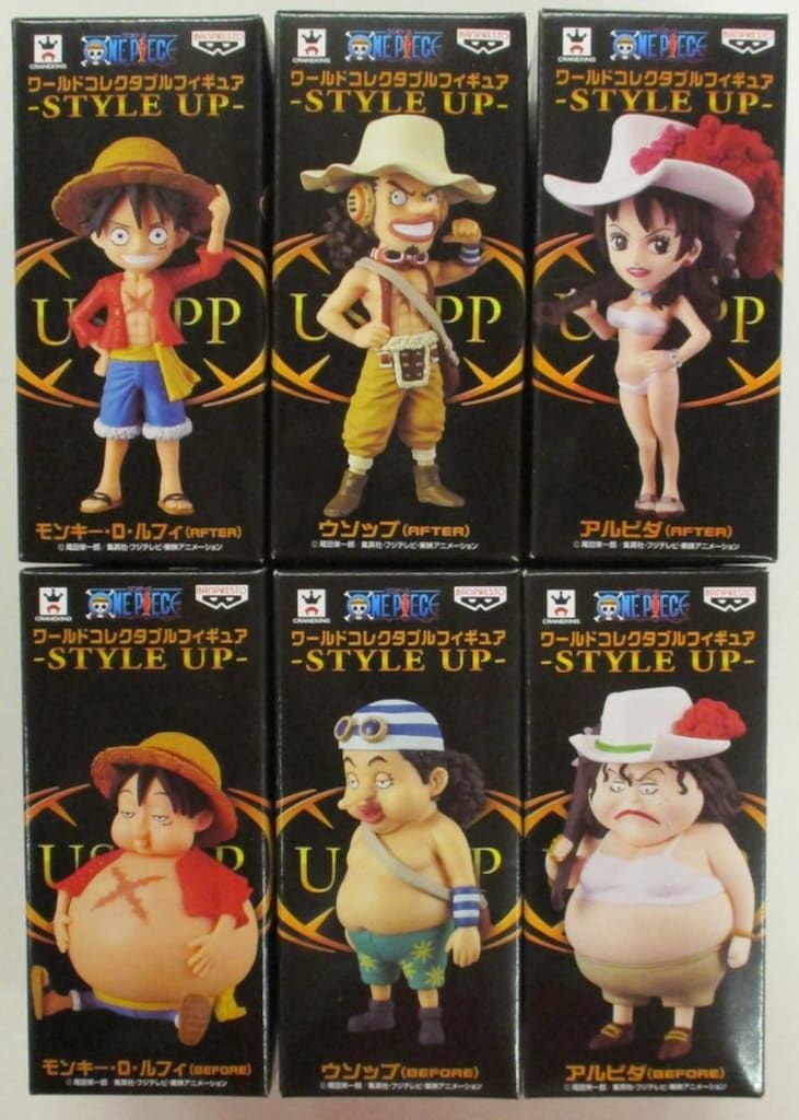 バンプレスト WCF ワンピース STYLE UP 全6種セット