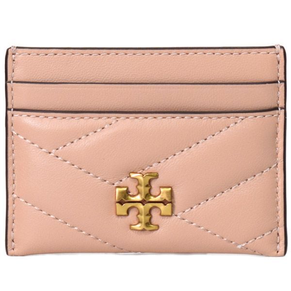 トリーバーチ カードケース TORY BURCH レザー キラ シェブロン ロゴ キルティング カードケース 名刺入れ 定期入れ パスケース  デヴォンサンド 90345