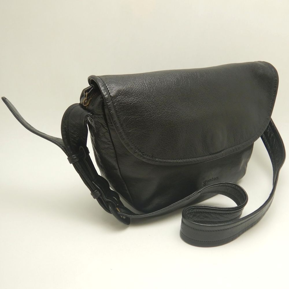 genten ゲンテン フラップショルダーバッグ ゴートベーシック 44110  