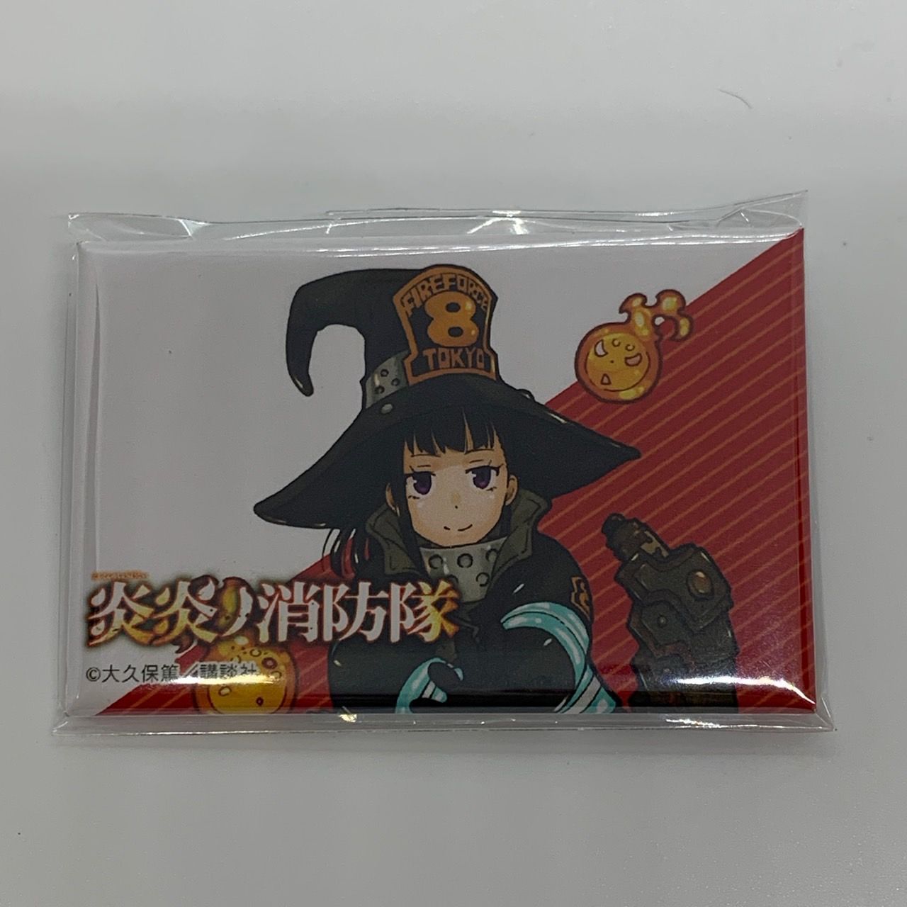 茉希尾瀬 缶バッジ 炎炎ノ消防隊 端