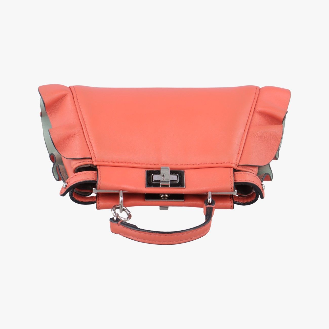 フェンディFendiマイクロピーカブーオレンジラムスキン8M03558M0355-S3Z-169-10429