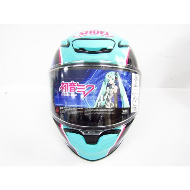 SHOEI ショウエイ Z-8 初音ミク フルフェイス ヘルメット TC-4 8月製造 純ガラスコーティング施工 サイズ M 57cm CA1006
