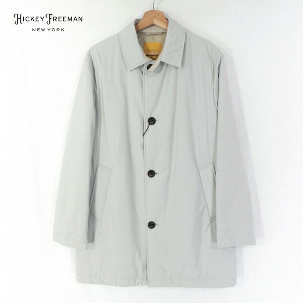 【カシミヤ100】【極美品】HICKEY FREEMAN ロングコート 日本製 カシミヤ100】【極美品】HICKEY FREEMAN ロングコート 日本製