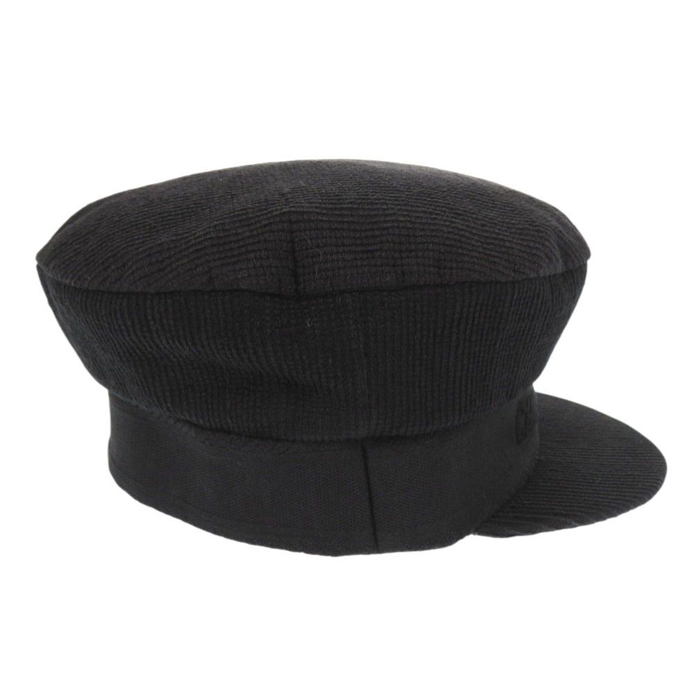ディオール コットン×ポリエステル キャスケット 美品 クリスチャンディオール サイズ57 コットン ブラック