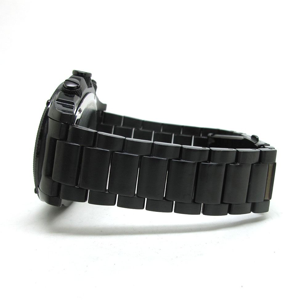 ブローバ Harley-Davidson おそ クォーツ腕時計 黒文字盤稼働 