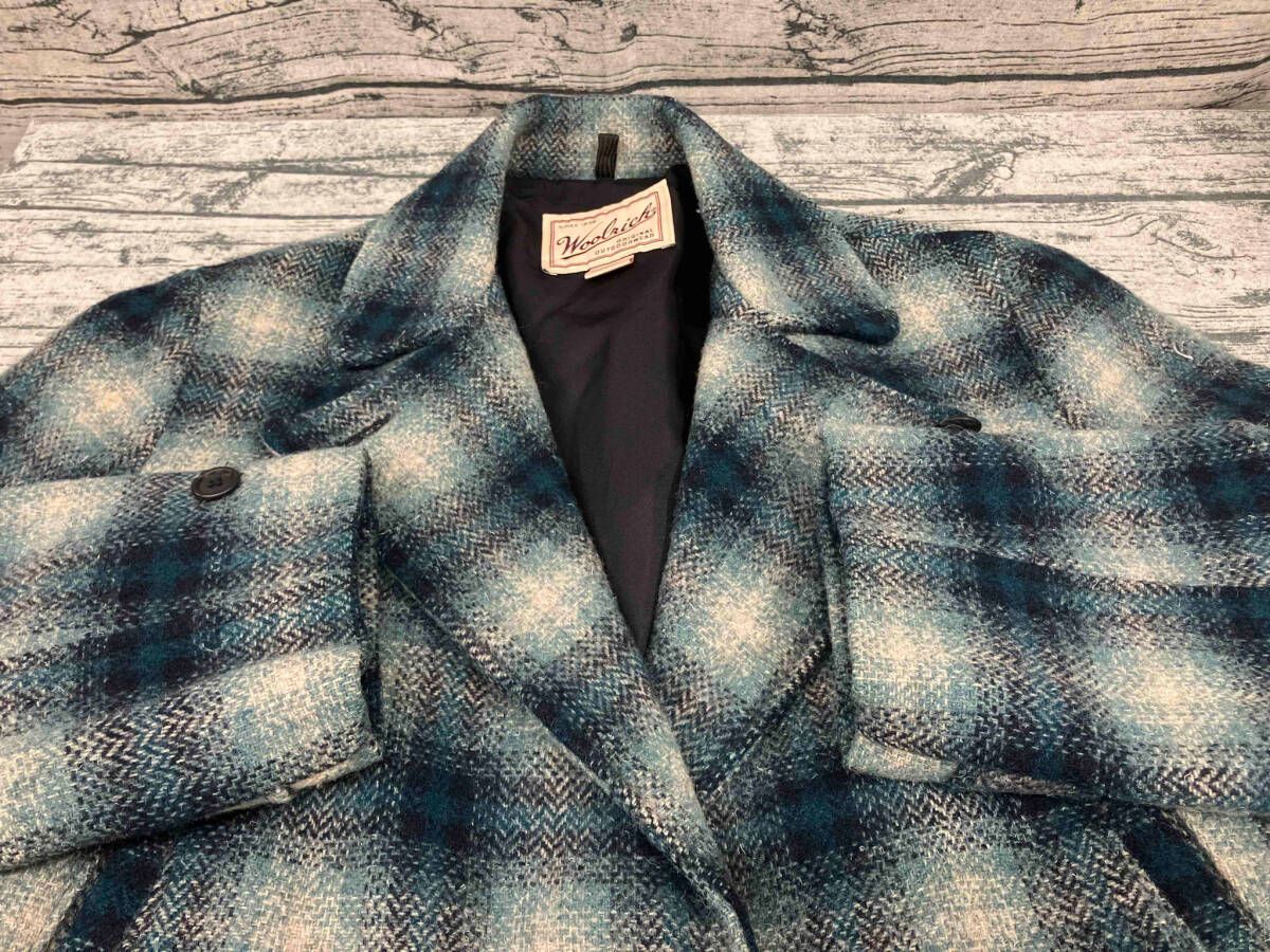 USA製】 Woolrich ウール パッチワーク コート L usa製 Woolrich コート