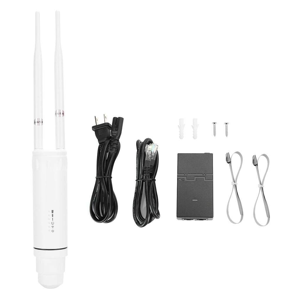 Wifi中継器 無線LAN中継機 Wifi 信号増幅器 WiFi 無線LAN WiFi リピーター 屋外 WiFi リピーター 全方向性アンテナ 壁掛け式 2.4 GHz?5.8 GHz 200 Mbp 5dBiデュアル 100?200m操作範囲