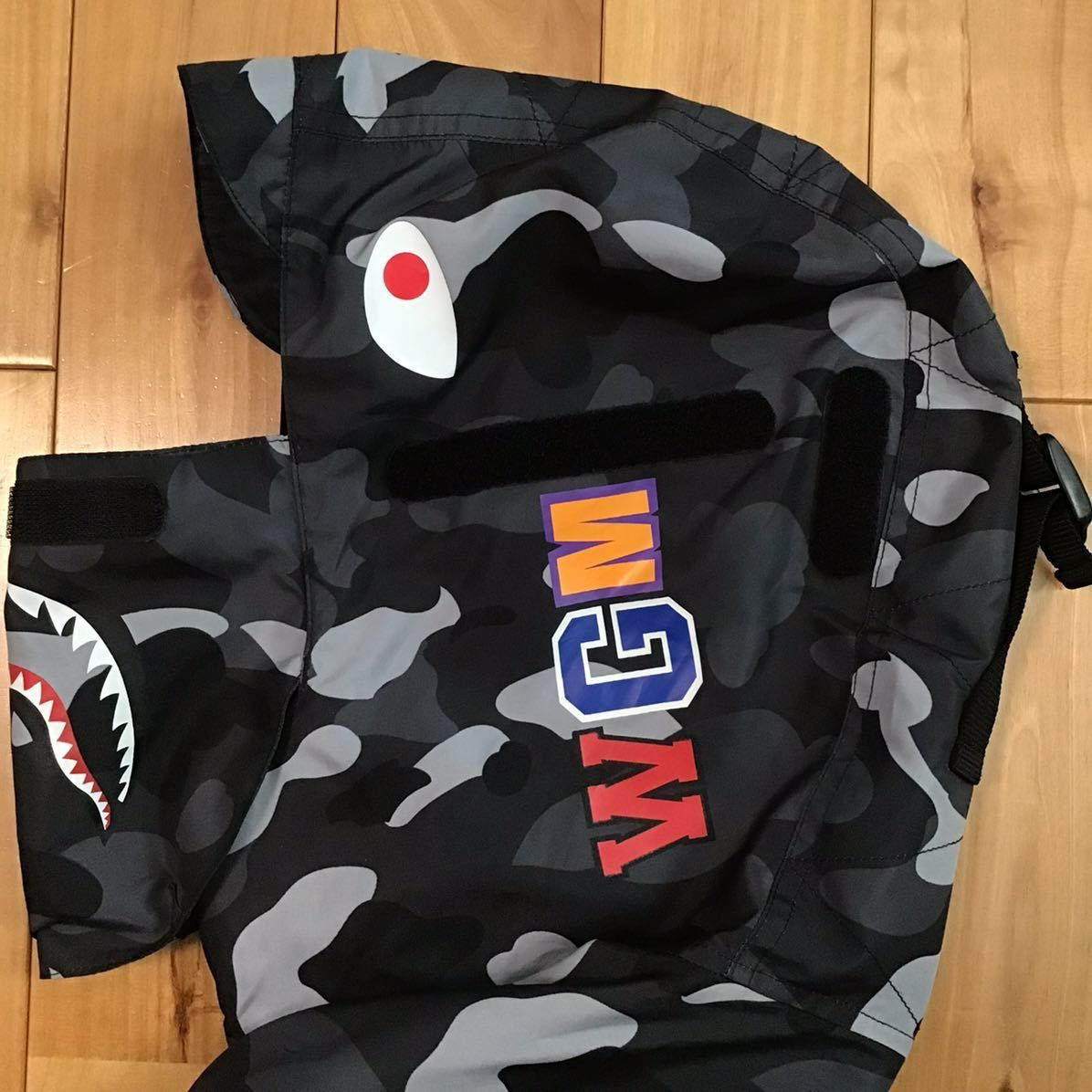 ☆美品☆ GRADATION CAMO SHARK HOODIE MASK JACKET Mサイズ a bathing ape BAPE シャーク  パーカー マスク ジャケット エイプ ベイプ - メルカリ