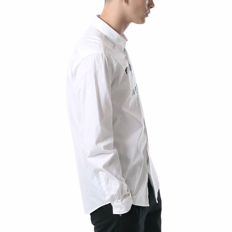 uniform experiment TAPOGRAPHY REGULAR COLLAR SHIRT／ユニフォームエクスペリメント SOPH. sophnet. fcrb ソフ 藤原ヒロシ fragment  uniform experiment TYPOGRAPHY REGULAR COLLAR SHIRT 長袖シャツ UE