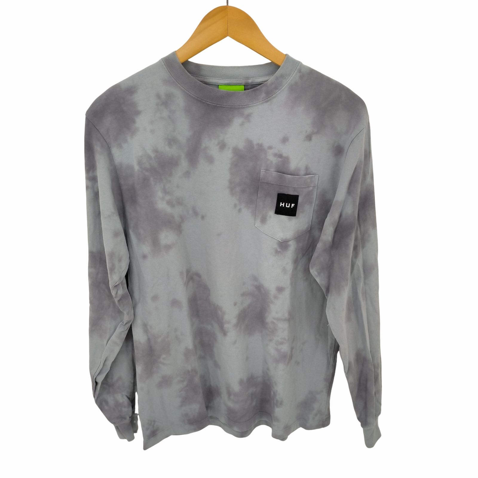 ハフ HUF 22SS TIE DYE BOX LOGO POCKET LS TEE メンズ JPN：S - 古着