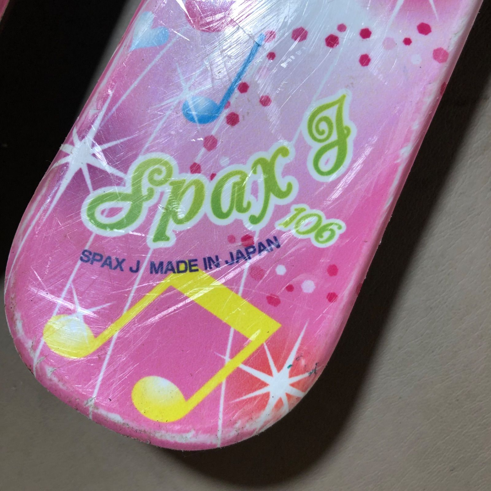 KAZAMA 136cm ジュニア カービングスキー SPAX J ROCKER ピンク系 ビンディング付き板 ポールセット カザマ ☆ 札幌市 北区 屯田 カザマ SPAX J 106cm カービングスキー ビンディングワンタッチ調整