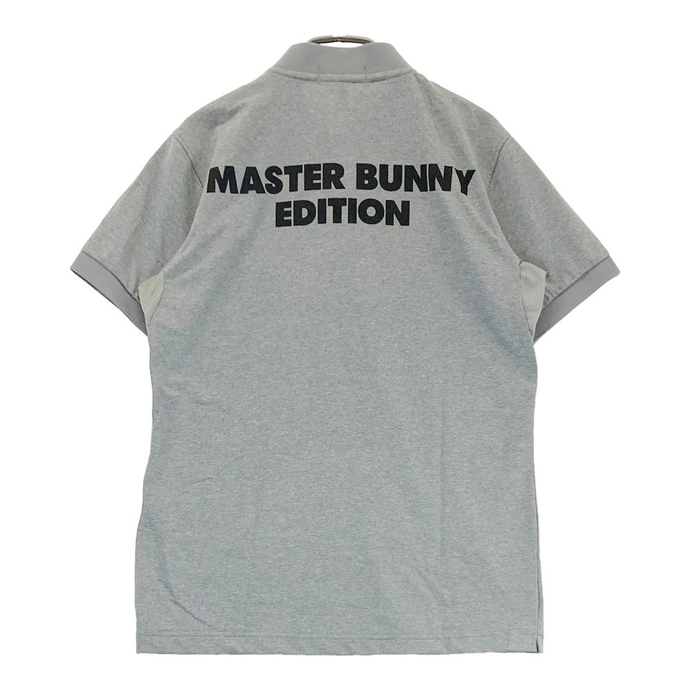 サイズ 3 MASTER BUNNY EDITION マスターバニーエディション 半袖Tシャツ ポロシャツ グレー系 240101528634 ゴルフウェア メンズ ストスト