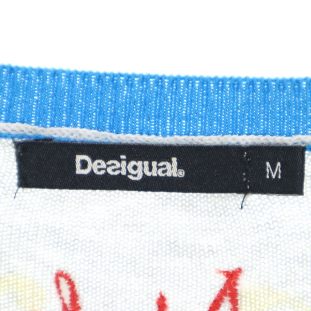 デシグアル 総柄 長袖 ニット セーター M Desigual レディース 古着 【240417】