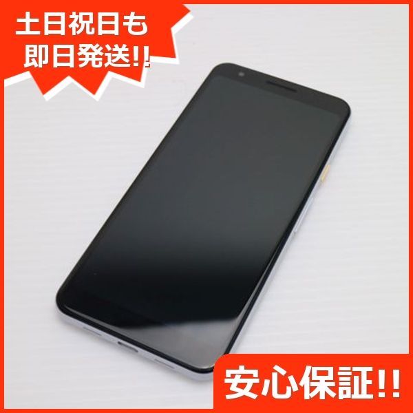 新品同様 SoftBank Google Pixel 3a 64GB クリアリーホワイト