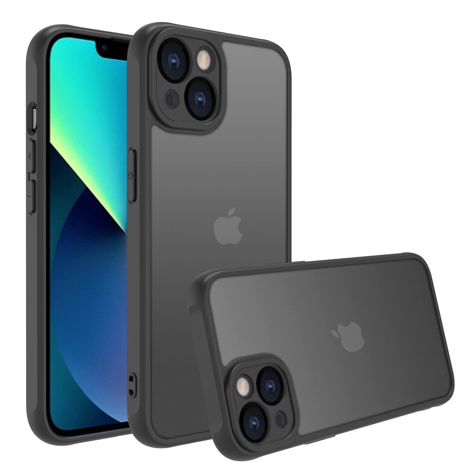 iPhone 13Pro ケース 半透明 iPhoneケース 黒半透明 ☆iPhone13 Pro 用 ケース 半透明 6.1インチ ブラック