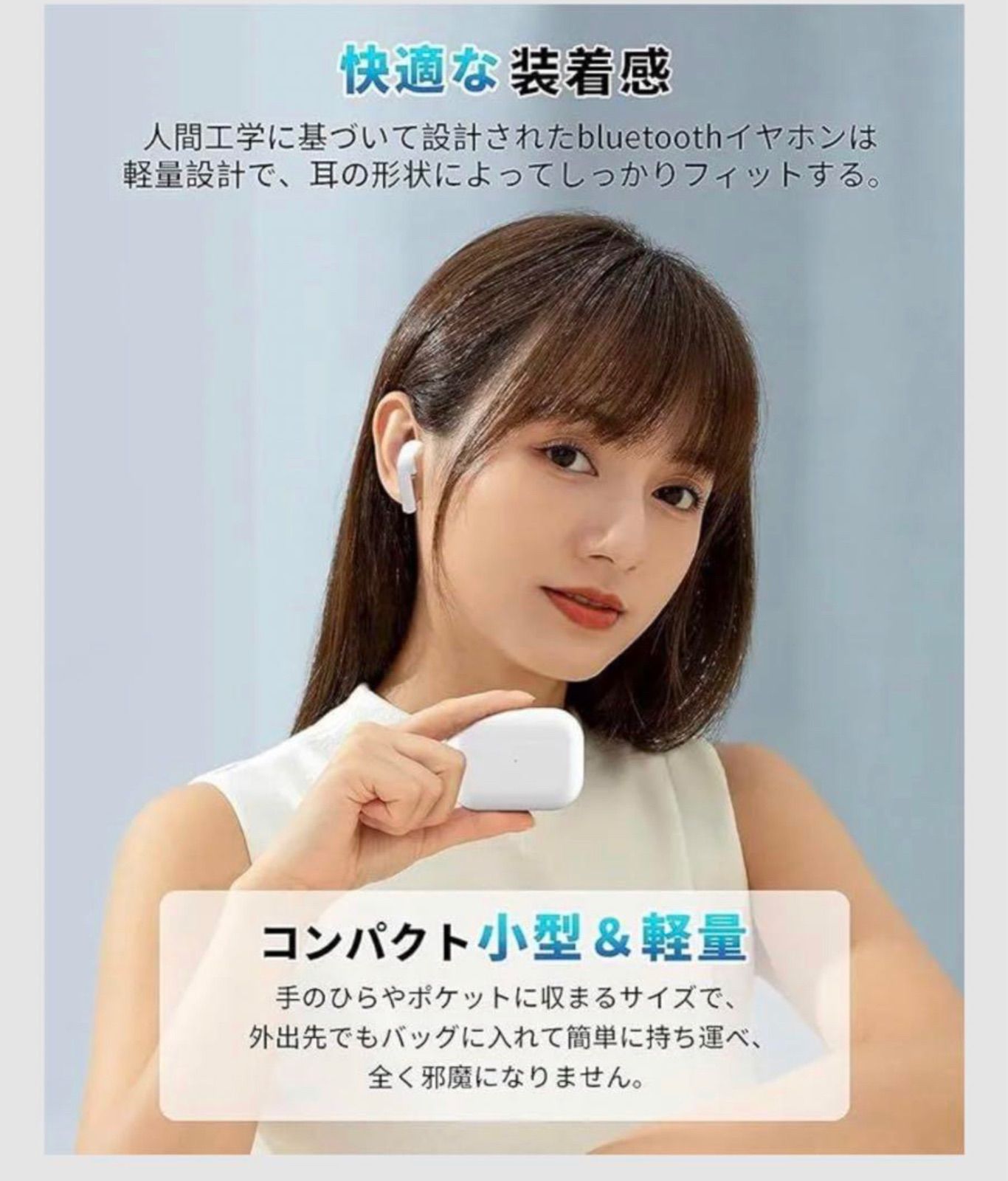 2025最新型 Real Pro 1 ワイヤレスイヤホン ノイズキャンセリング Bluetooth 5.3 イヤホン 低遅延・ハイクオリティサウンド D1 コンパクト・軽量設計 防水仕様 瞬時ペアリング タッチ操作 片耳・両耳対応 Airpods Pro互換品