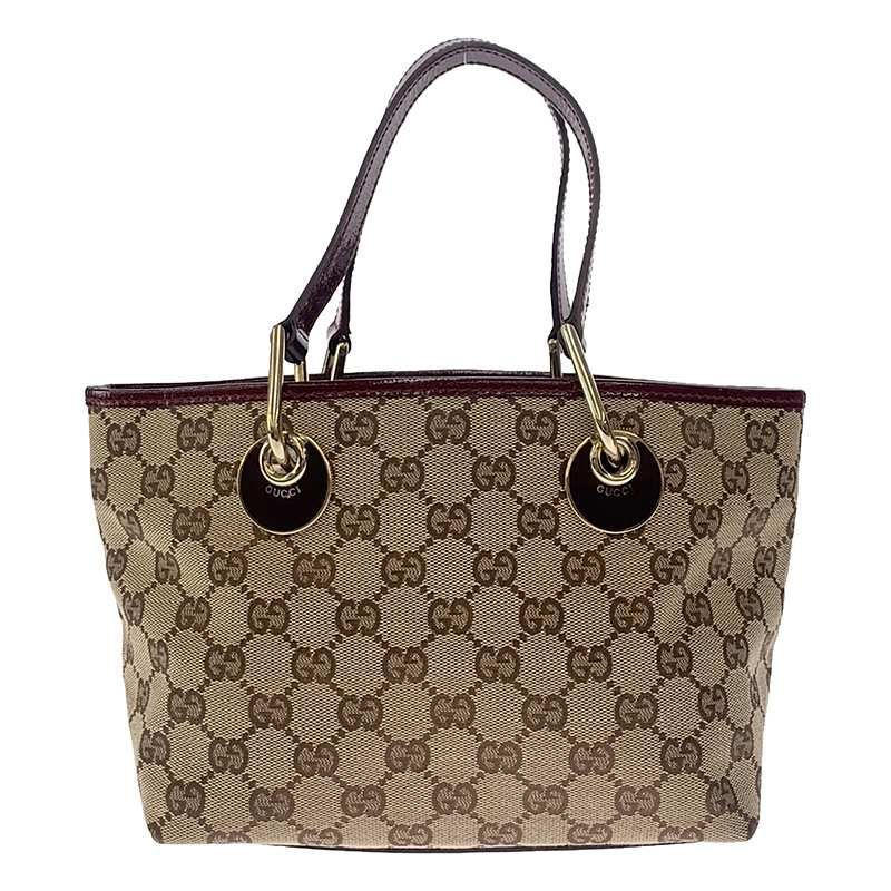 GUCCI ハンドバッグ ベージュ/ワインレッド 楽天市場】美品 GUCCI グッチ ベージュ レッド ゴールド金具 GG
