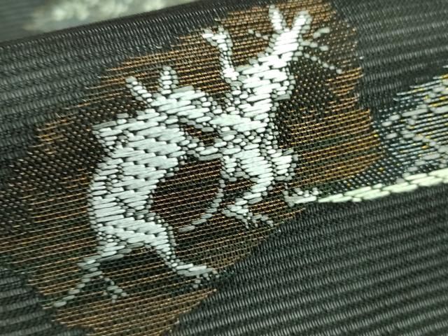 鳥獣戯画 金銀糸