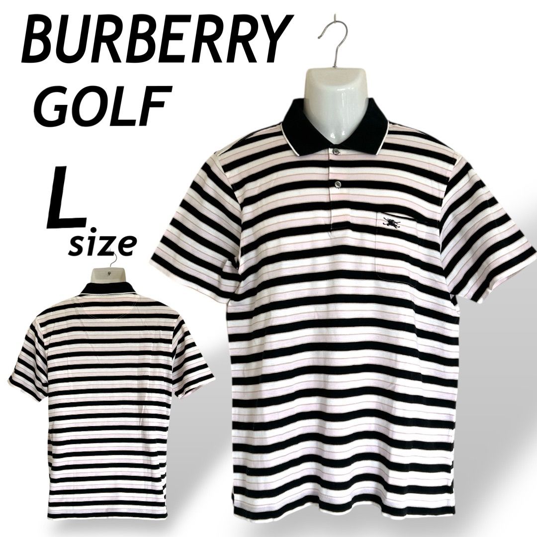 BURBERRY GOLF バーバリーゴルフ メンズ 半袖ポロシャツ L ゴルフ