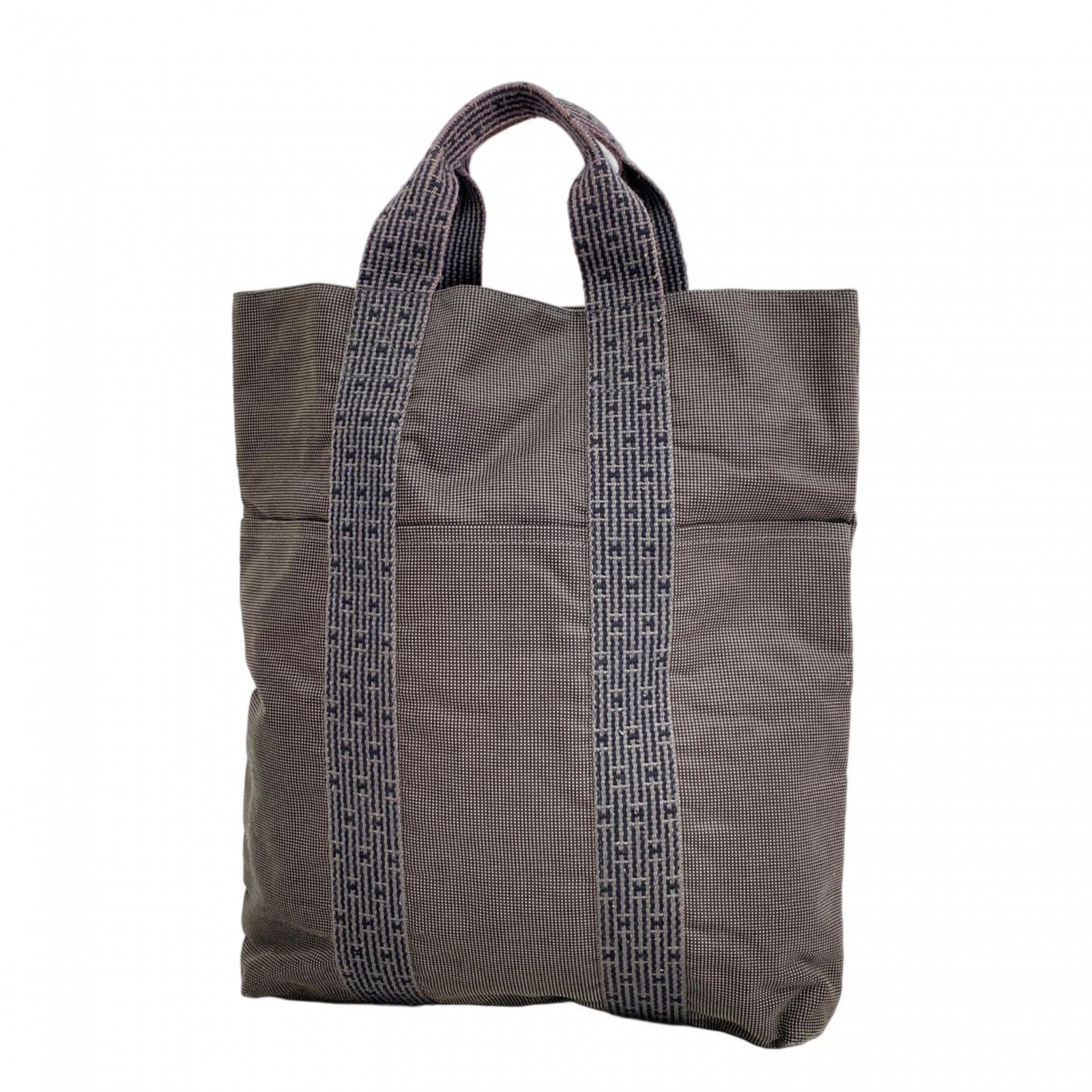 ▽HERMES エルメス エールライン　MM トートバッグ グレー系 鞄 カバン HERMES エルメス エールライン MM トートバッグ グレー系 鞄 カバン