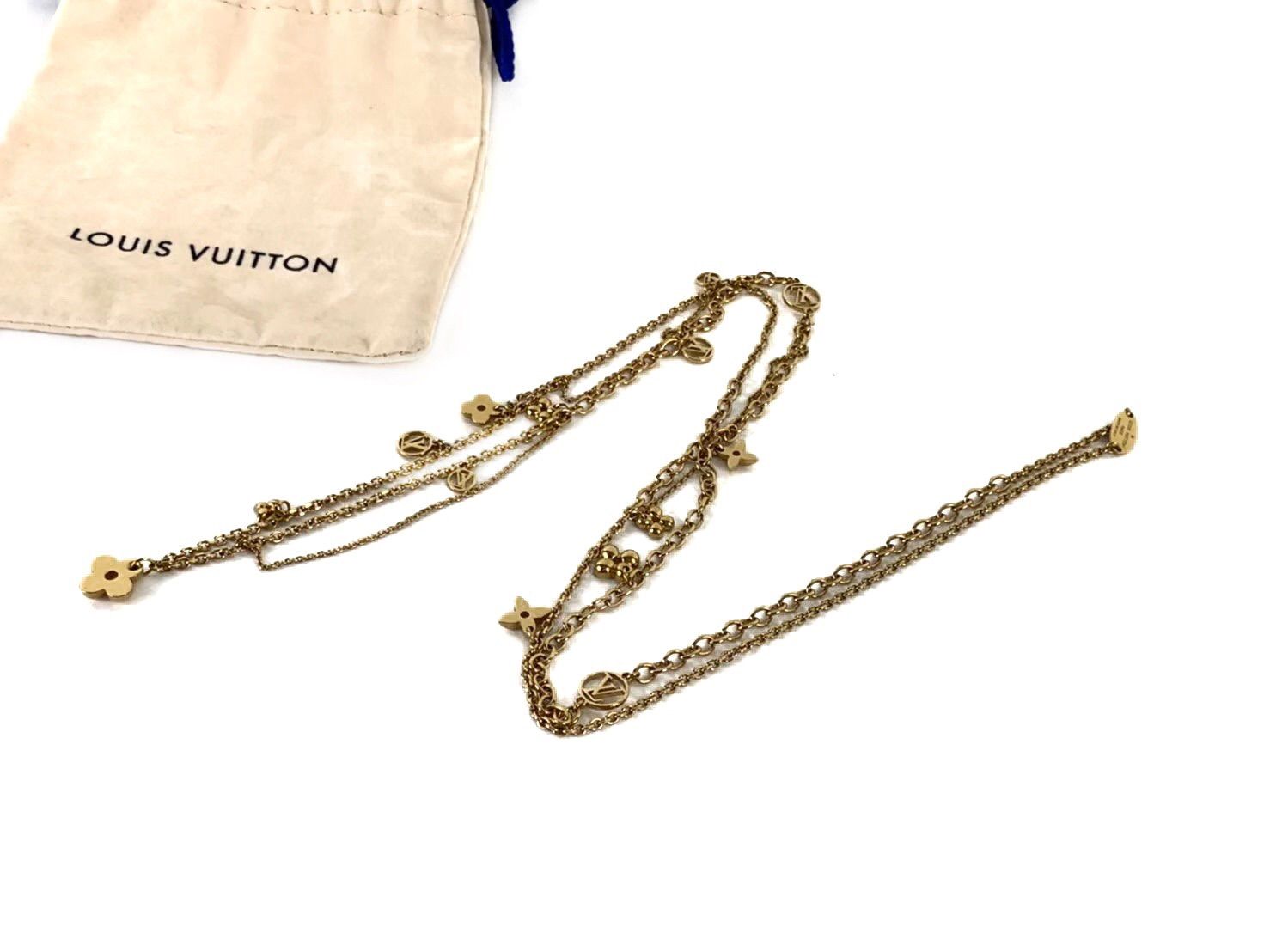 美品★ ルイヴィトン ソートワール ブルーミング M68208 ネックレス 美品 LouisVuitton ヴィトン ネックレス ソートワール ブルーミング