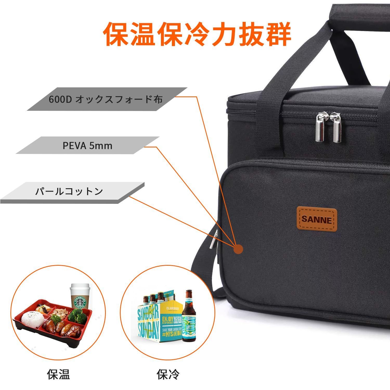 特価商品】クーラーボックス 大容量 30L 3層断熱 保冷 保温