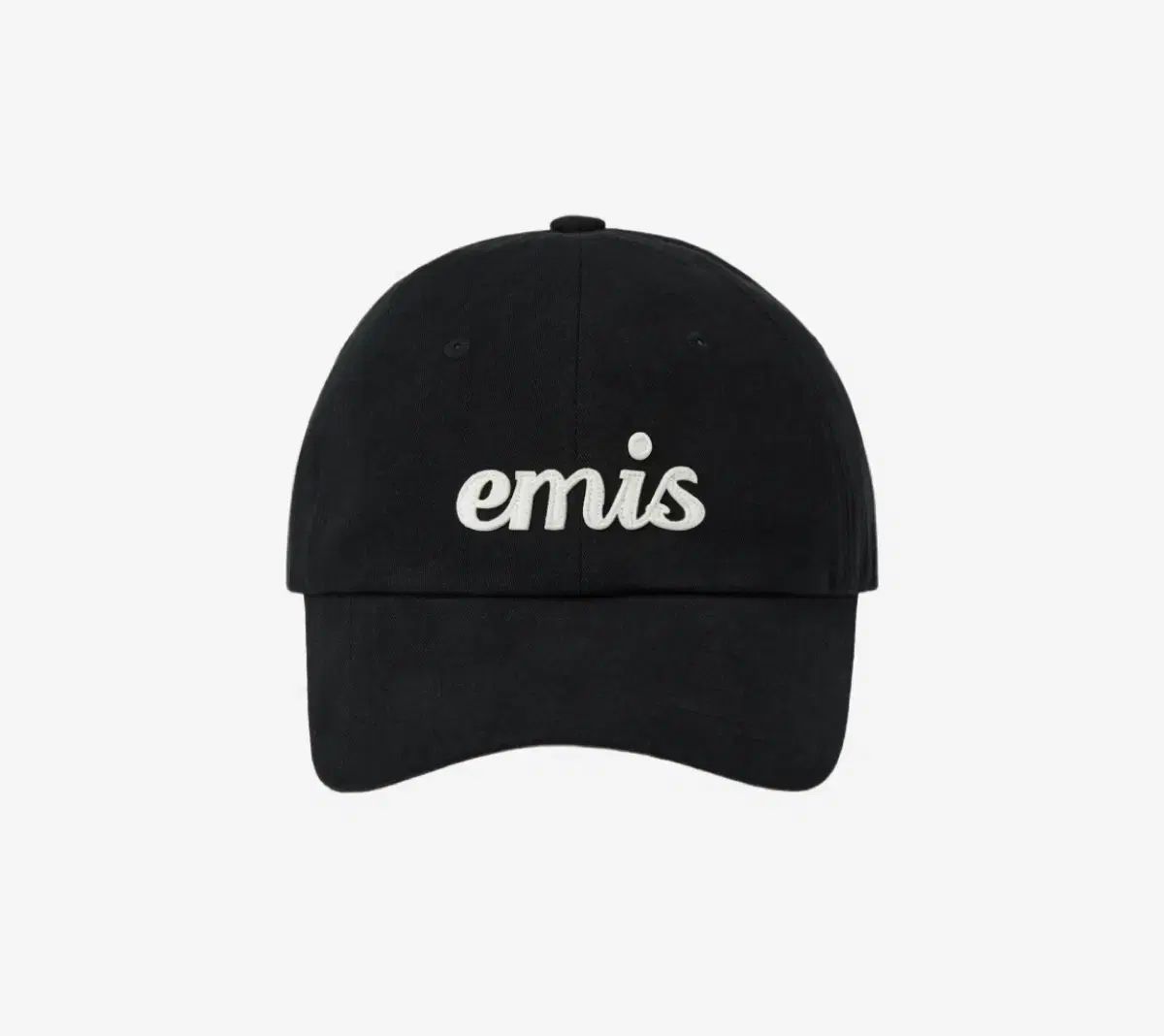 EMIS emis(エミス) アップリケ ボールキャップ ブラック