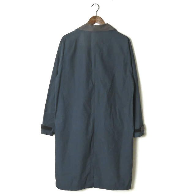 RYU リュー リュウ 日本製 COTTON CHESTER COAT コットンチェスターコート 4 ネイビー ステン タイプライター アウター  mc55983