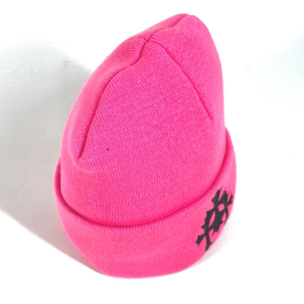 【新品未使用品】クロムハーツ Chrom hearts ニット帽 クロス ロゴ ☆クロムハーツ☆プレミア必須☆クロス ニット ビーニー☆ (CHROME