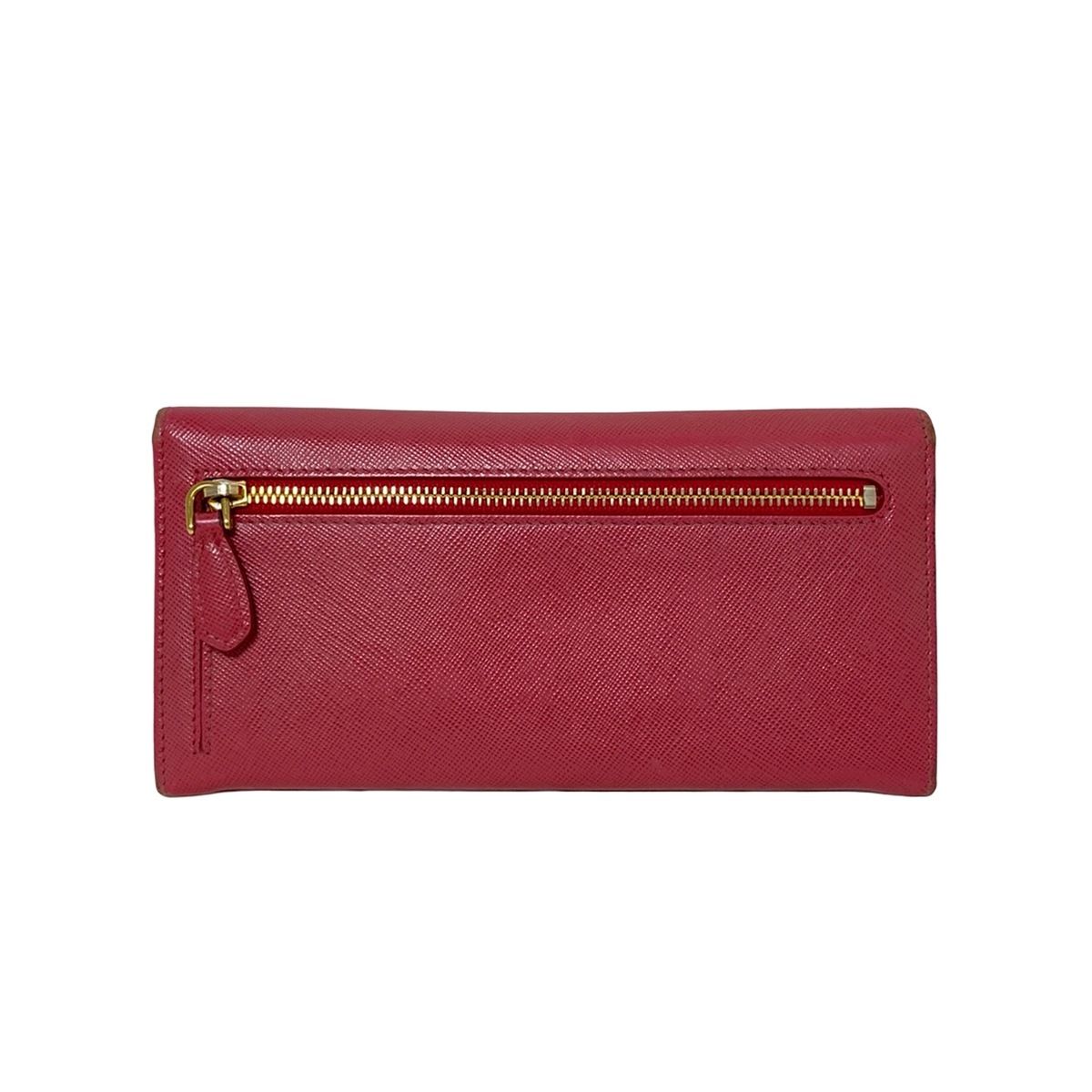PRADA レザー長財布　ピンク 美品 PRADA ピンク 長財布 サフィアーノレザー - メルカリ