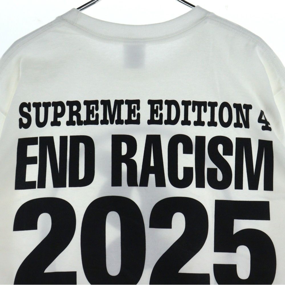 XL 白 Supreme x GOODENOUGH End Racism Tee 白S】Supreme GOODENOUGH End Racism Tee Supreme xGOODENOUGH End