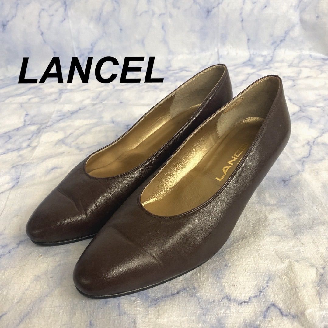 ランセルLANCEL☆パンプス☆フラットシューズ☆22cm - ハイヒール