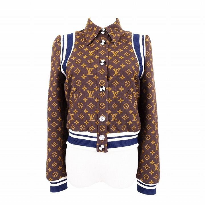 美品 ルイ ヴィトン 20AW モノグラム ペイズリー ジャケット ブルゾン 