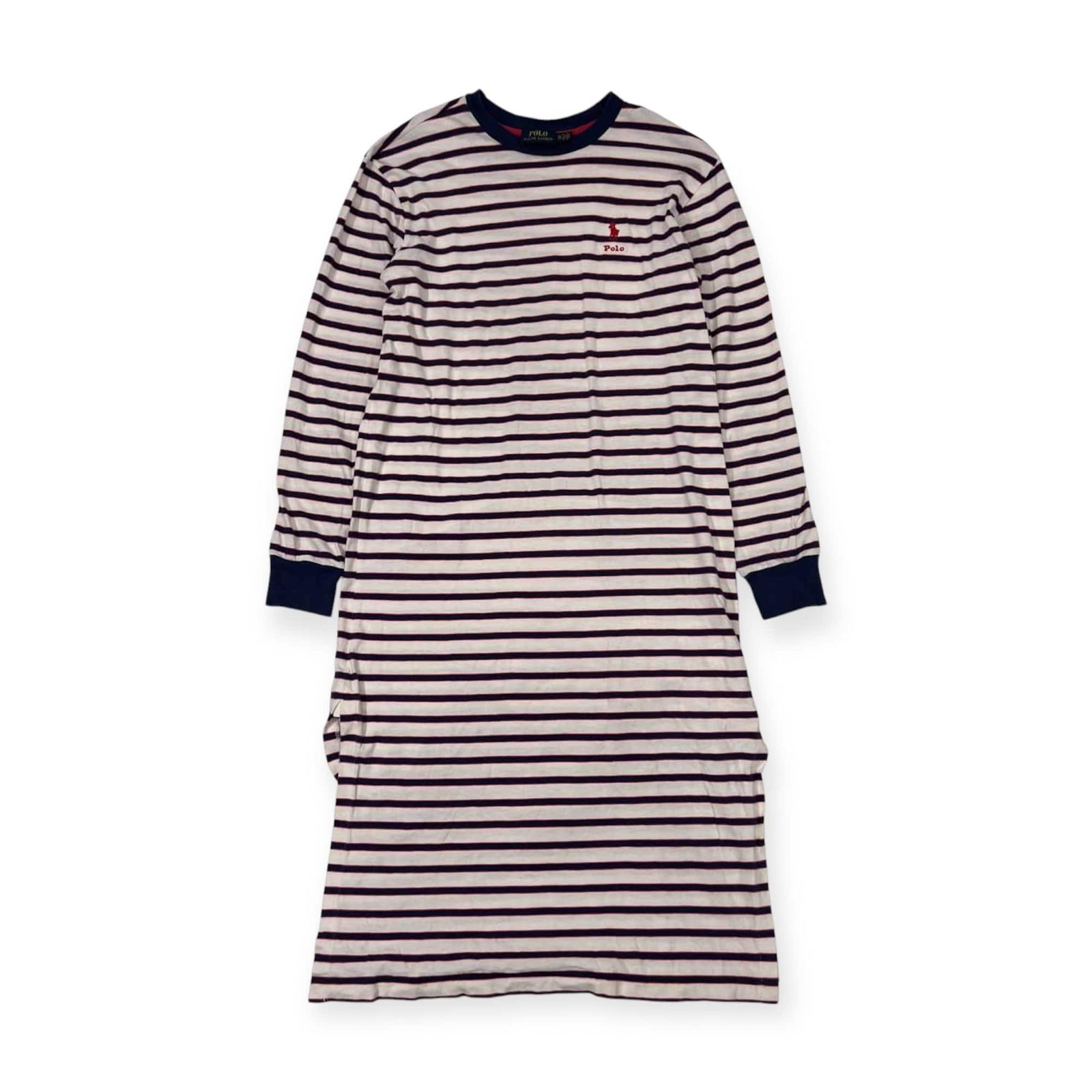 POLO RALPH LAUREN ポロラルフローレン ボーダー 長袖 ワンピース XS 