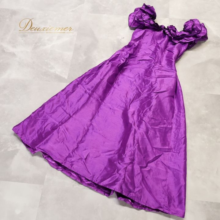 【美品 フラダンス衣装】ピンク Paondor ワンピース ドレス 紫 パープル 美品 フラダンス衣装】ピンク Paondor ワンピース ドレス 紫