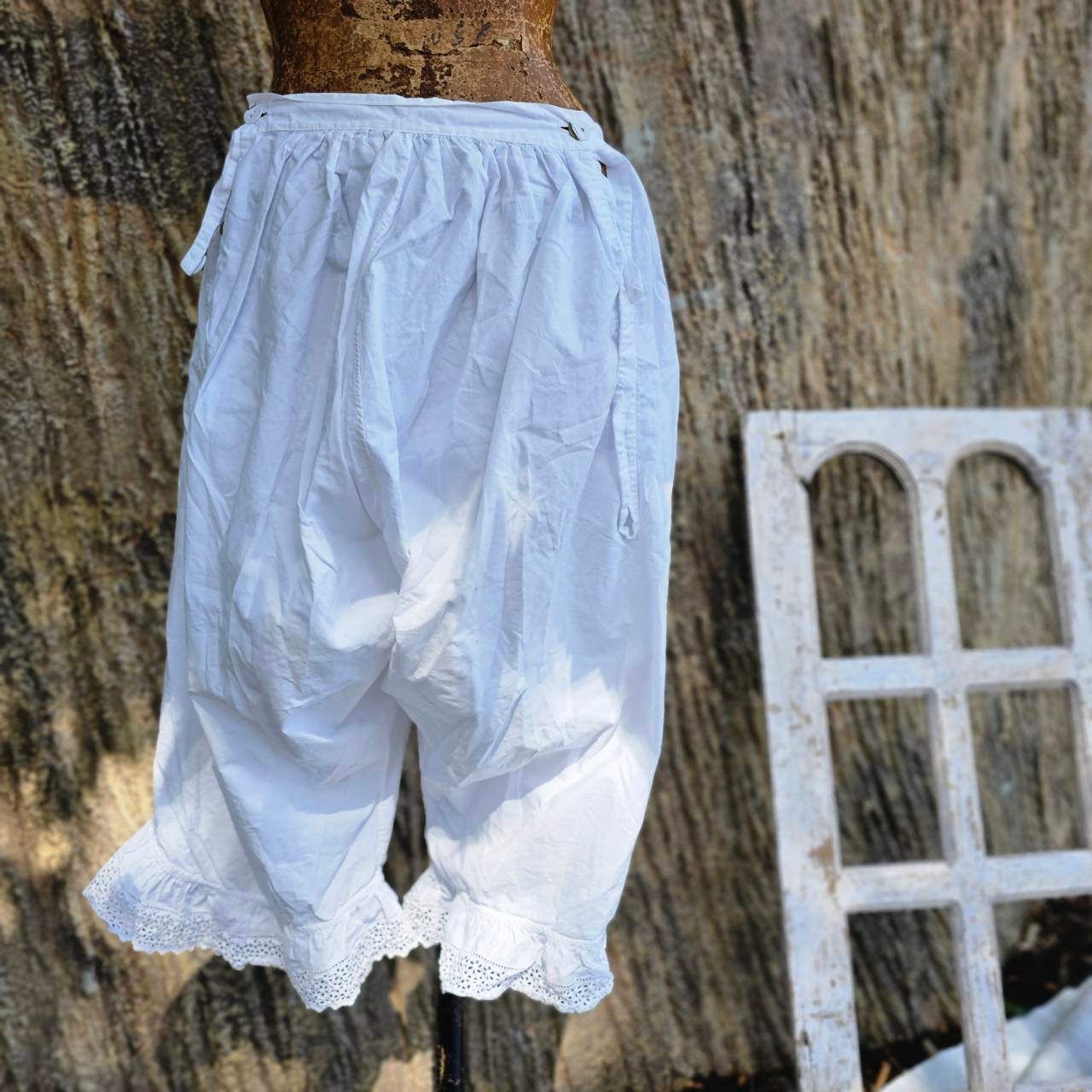 ヴィンテージ ドロワーズ ホワイト コットン VINTAGE(ヴィンテージ) white drawers cotton pants コットンの