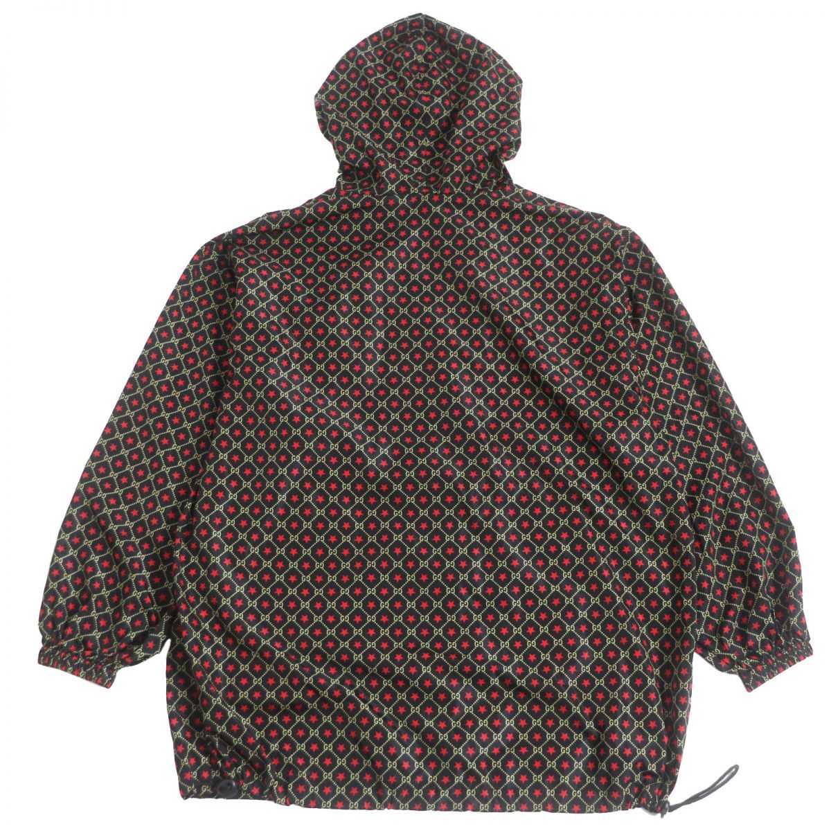 極美品□19AW GUCCI/グッチ 574201 GG スター 総柄 ZIPUP