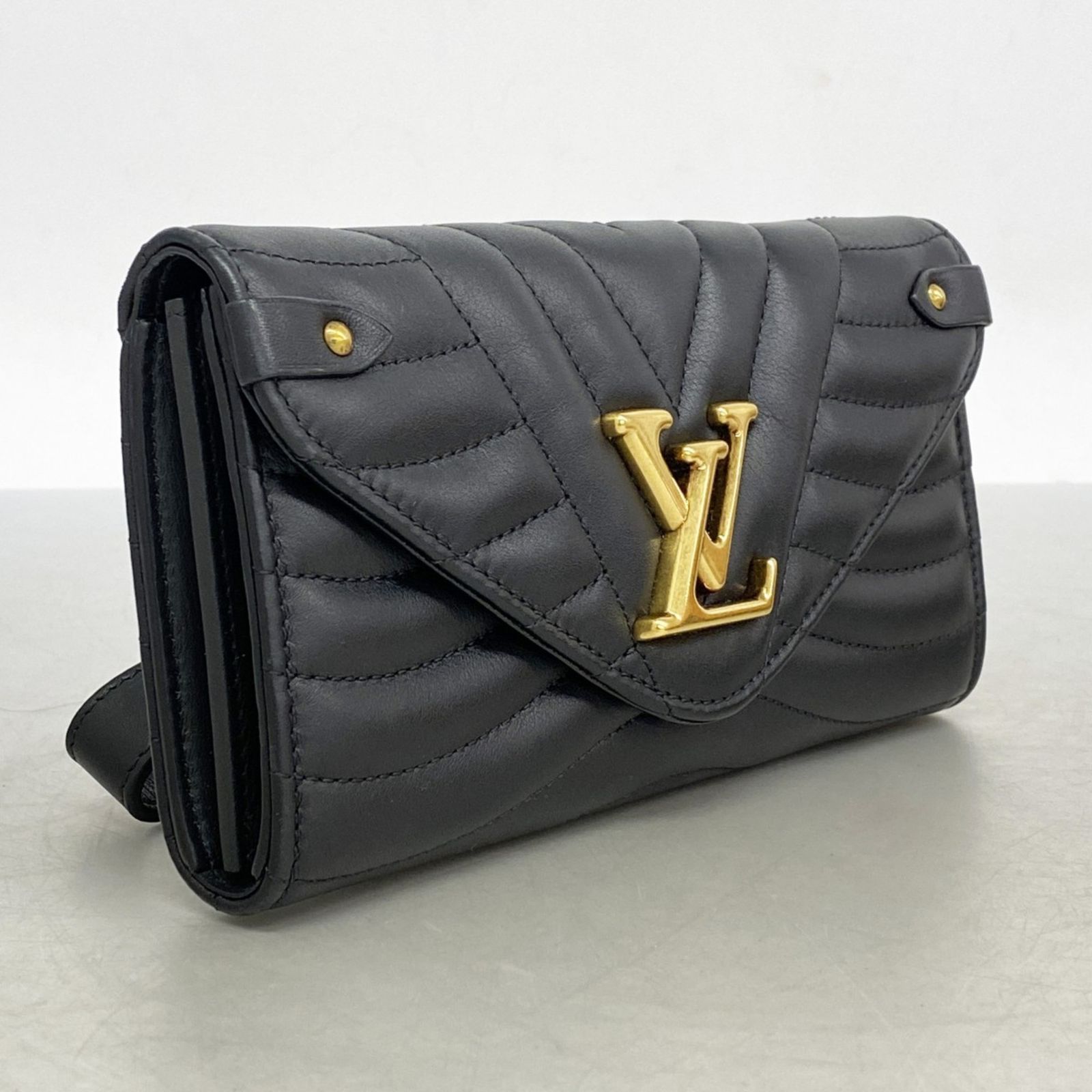 ルイ ヴィトン Louis Vuitton ルイ ヴィトン 長財布 ニューウェーブ ロングウォレット M63298 ブラックレディース