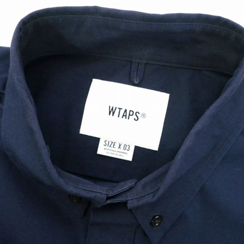 ダブルタップス WTAPS 20AW BD/LS/COTTON.RIPSTOP ボタンダウン