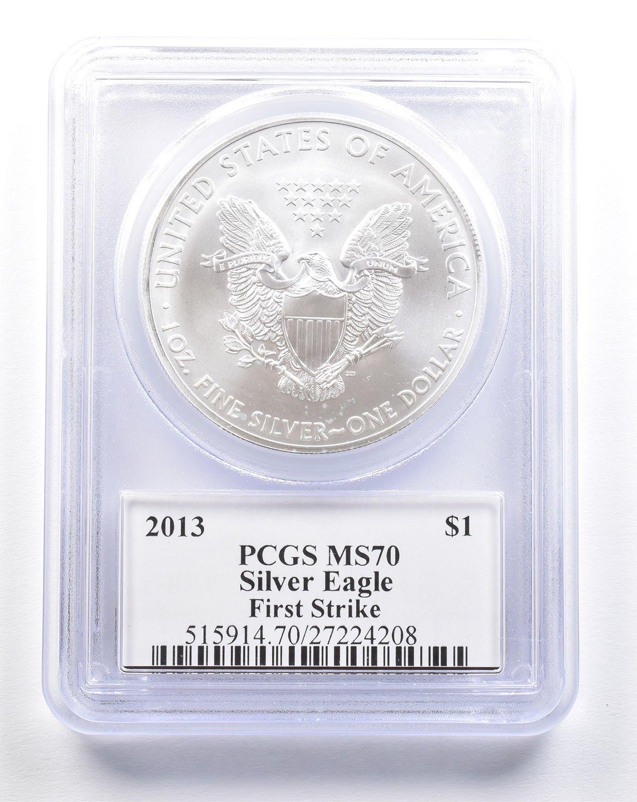 2023 PCGS MS-70 ファーストストライク ドルフィン銀貨 2023 S