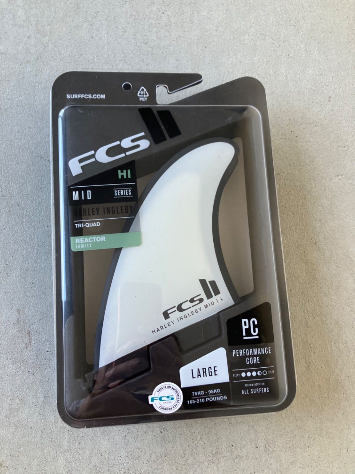 fcs2 harley MID LB ハーレー　PC  Lトライクアッド　5枚 FCS II HARLEY MID TRI-QUAD FIN SET - FCS JAPAN
