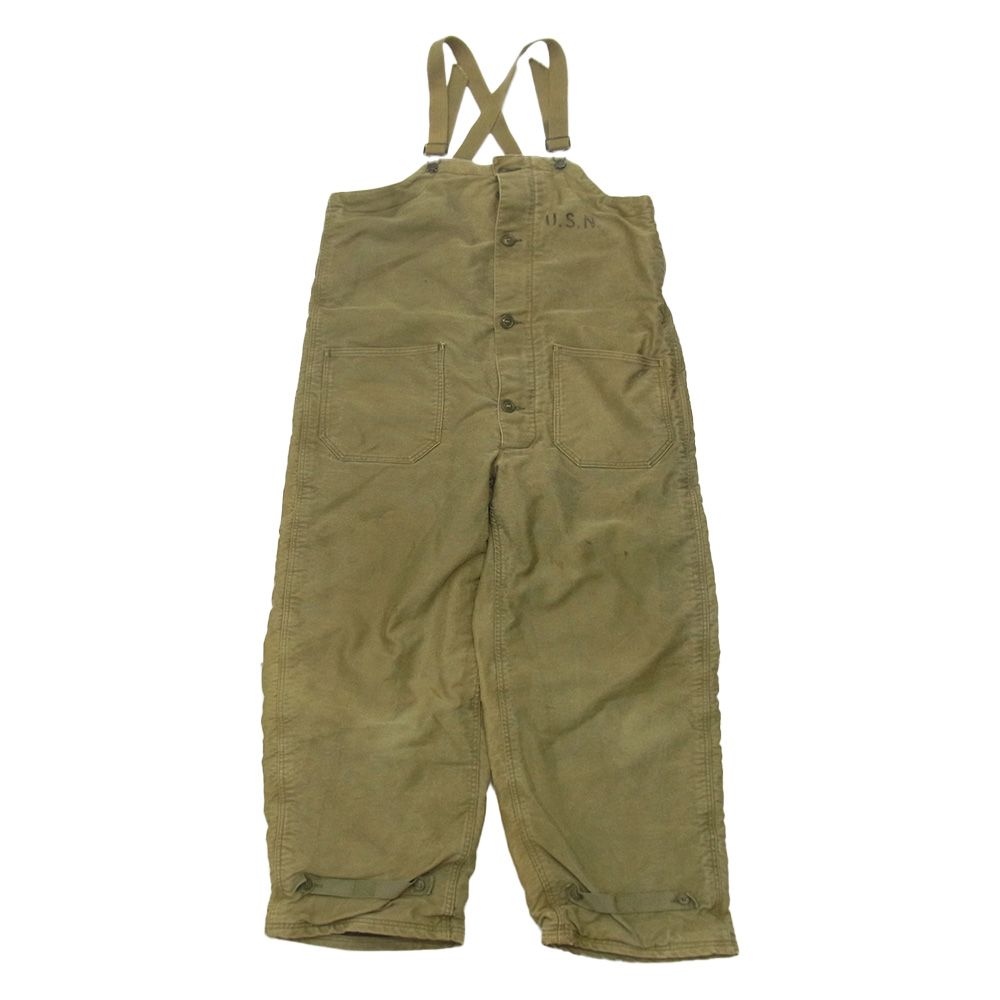 ネイビーデパートメント NAVY DEPARTMENT TALON ZIP N-1 ヴィンテージ デッキ パンツ カーキ系