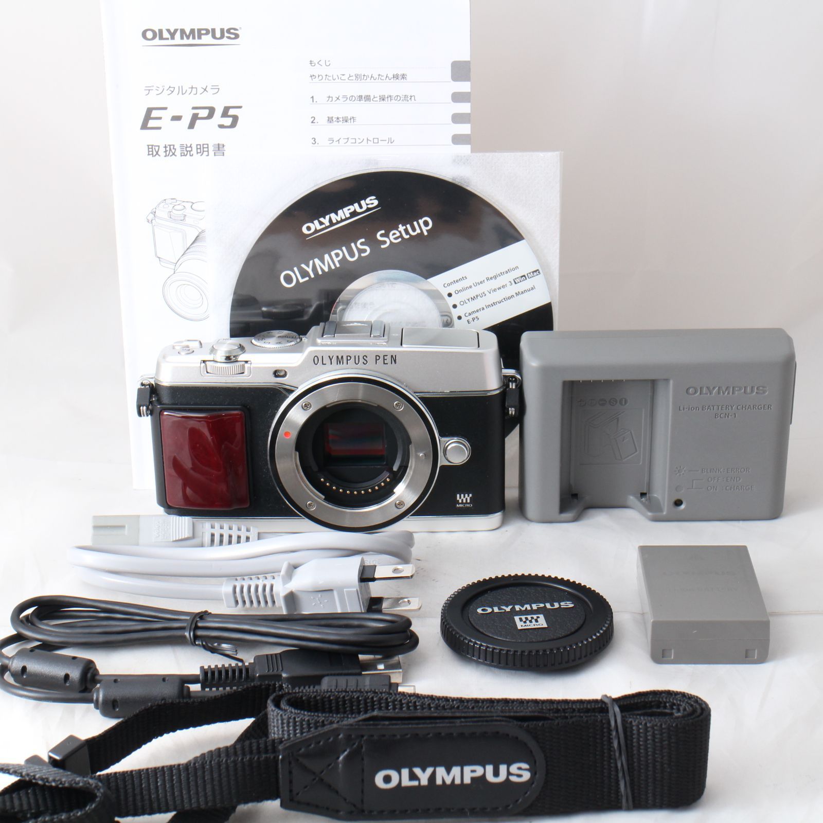 ☆美品・ショット数3566☆ OLYMPUS PEN E-P5 PREMIUM MODEL ボディ プレミアムモデル シルバー E-P5 BODY  SLV ミラーレス一眼 #2810 - メルカリ