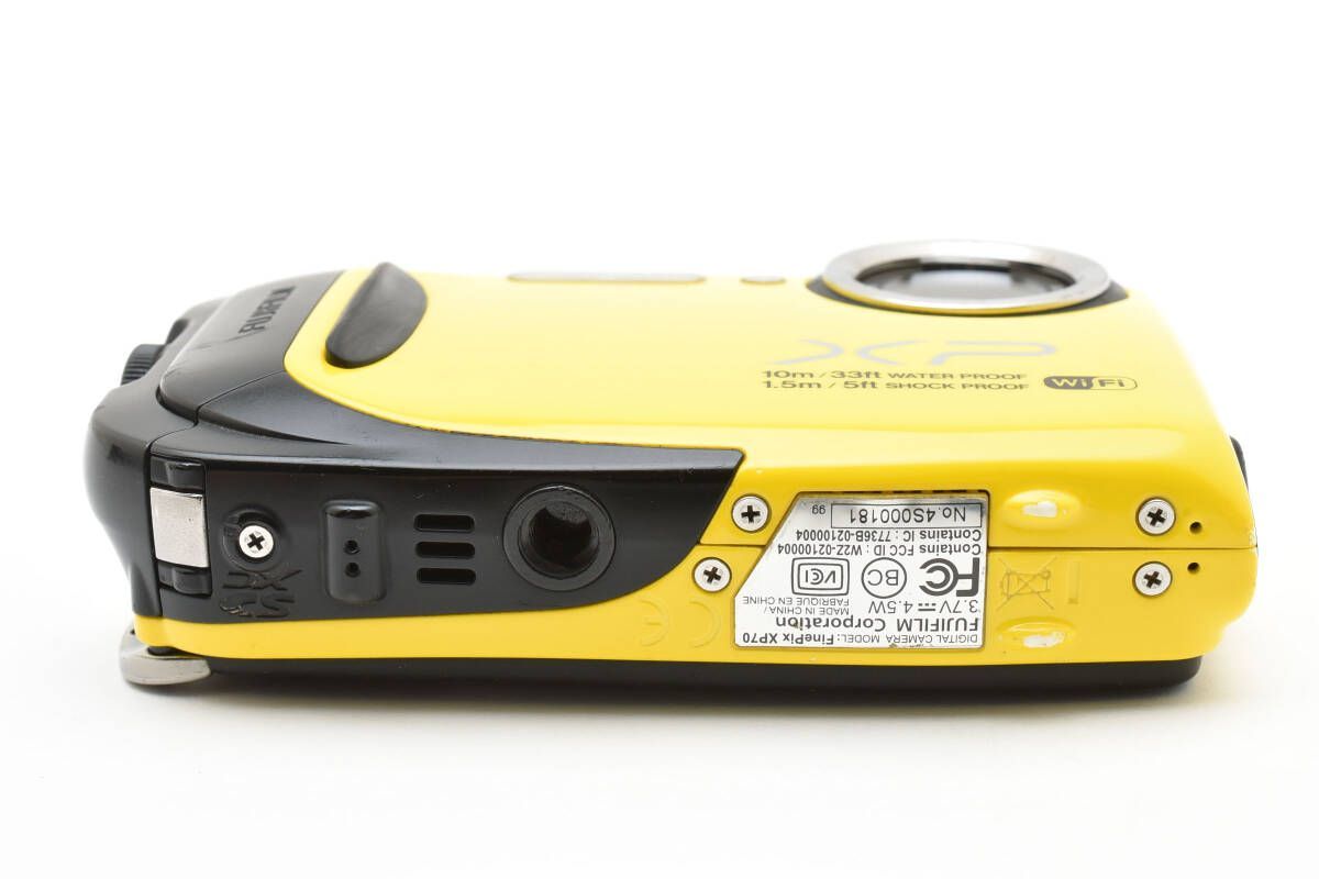 ☆富士フィルム Fujifilm Finepix XP70 イエロー 5x コンパクト