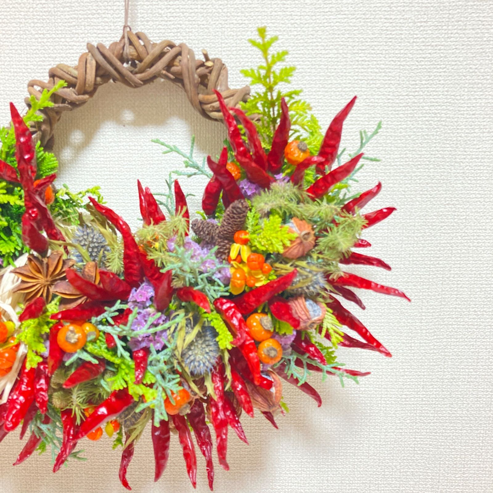 トウガラシハーフリース 魔除け お守り - メルカリ 